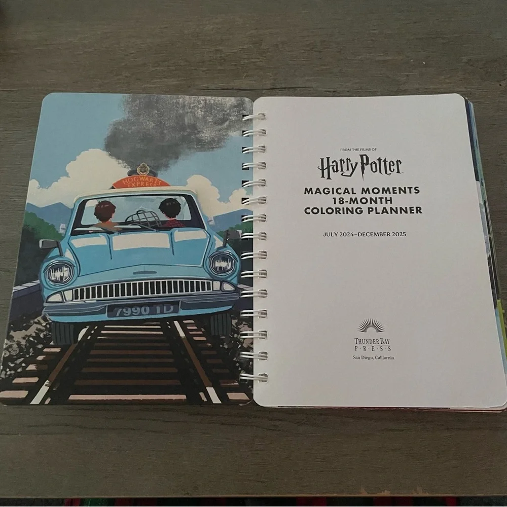 Harry Potter Magical Moments Coloring Planner